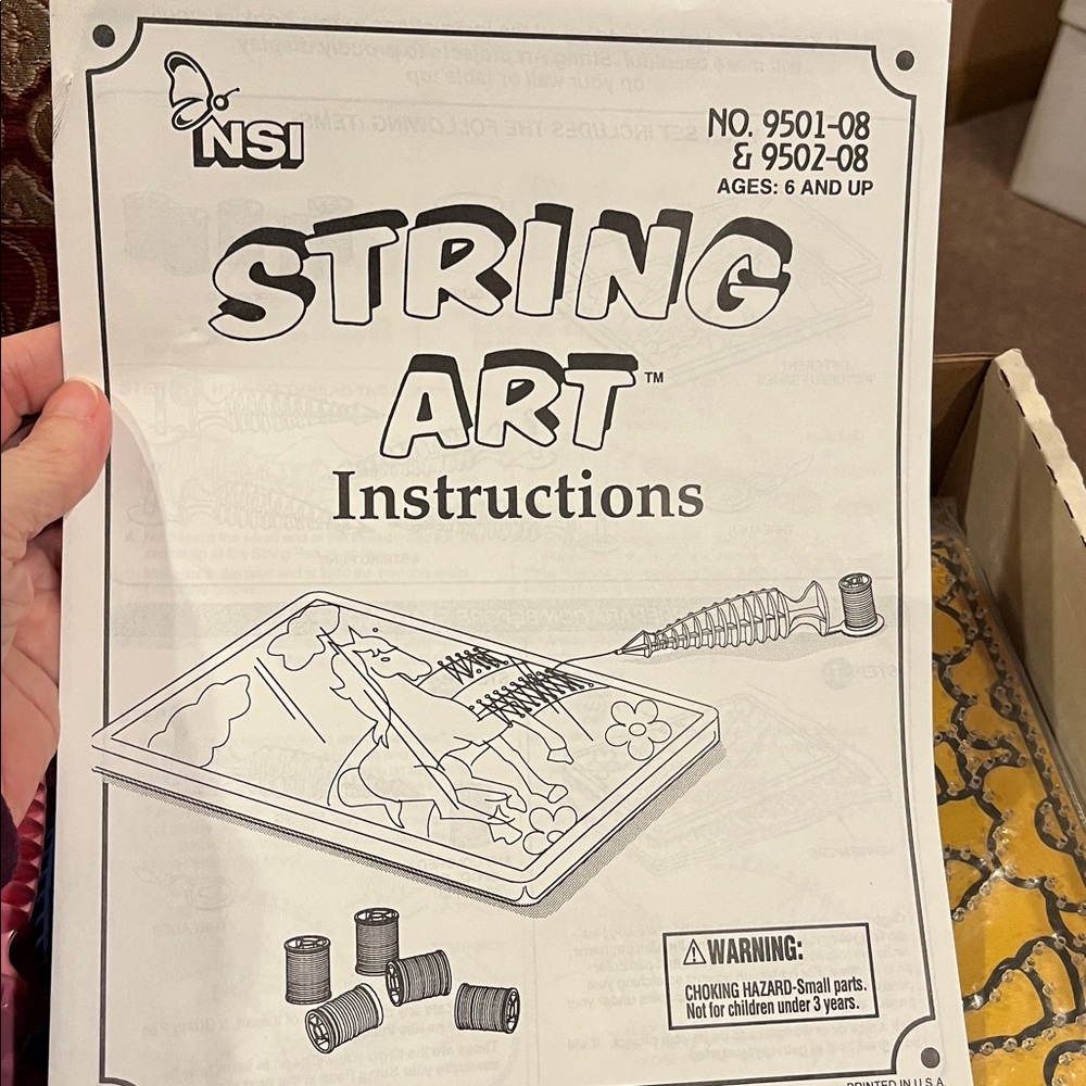Designer String Art Kit with Colorful Threads. NWT - Picture 6 of 8